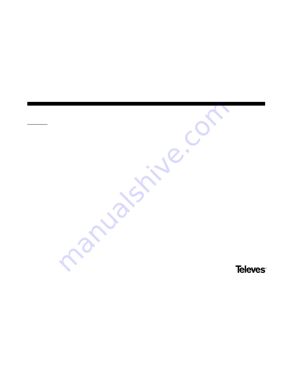 Televes AVANT 3 5326 User Manual Download Page 16