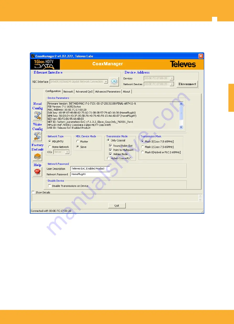 Televes CoaxManager User Manual Download Page 8