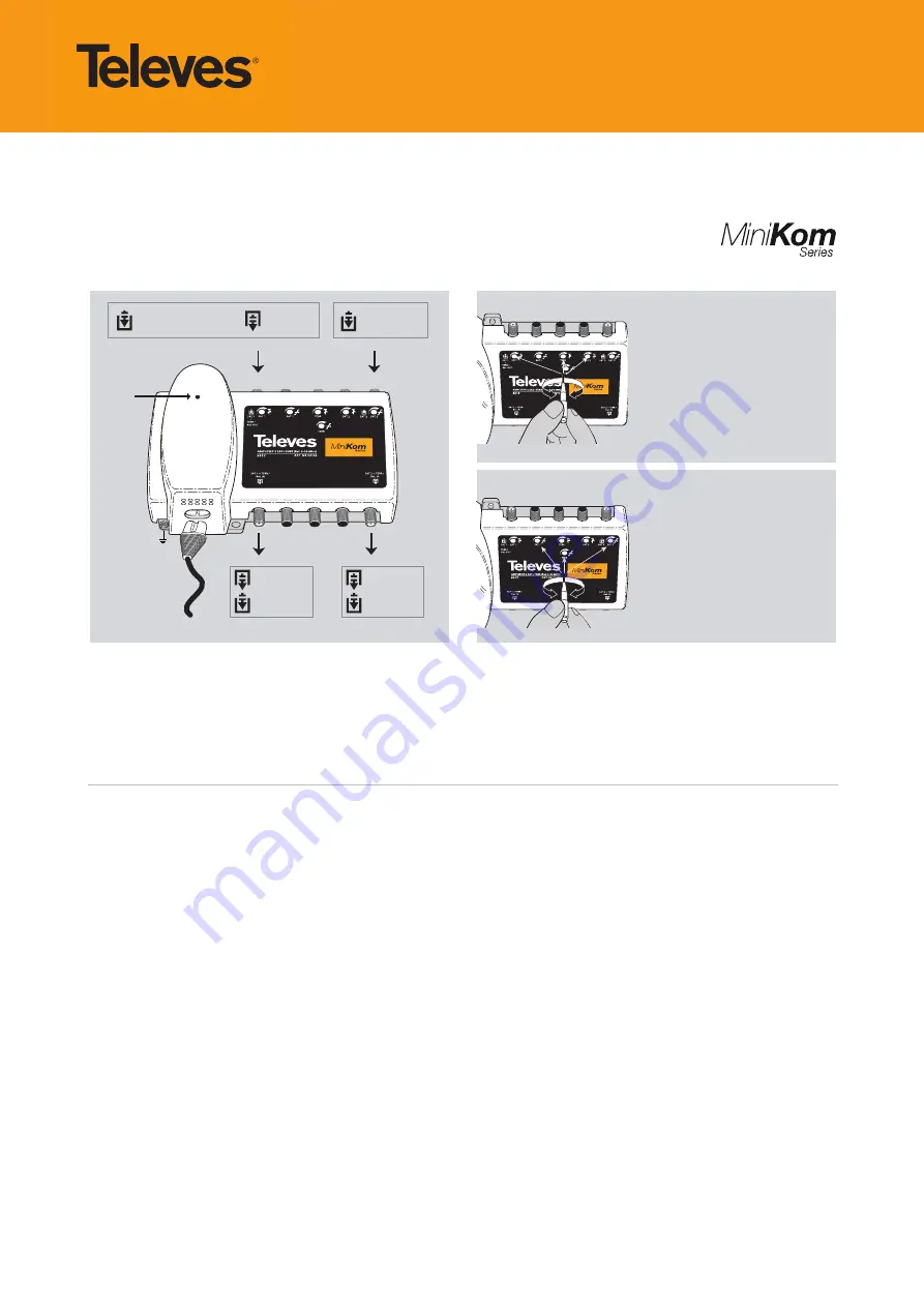 Televes MiniKom Series Скачать руководство пользователя страница 1