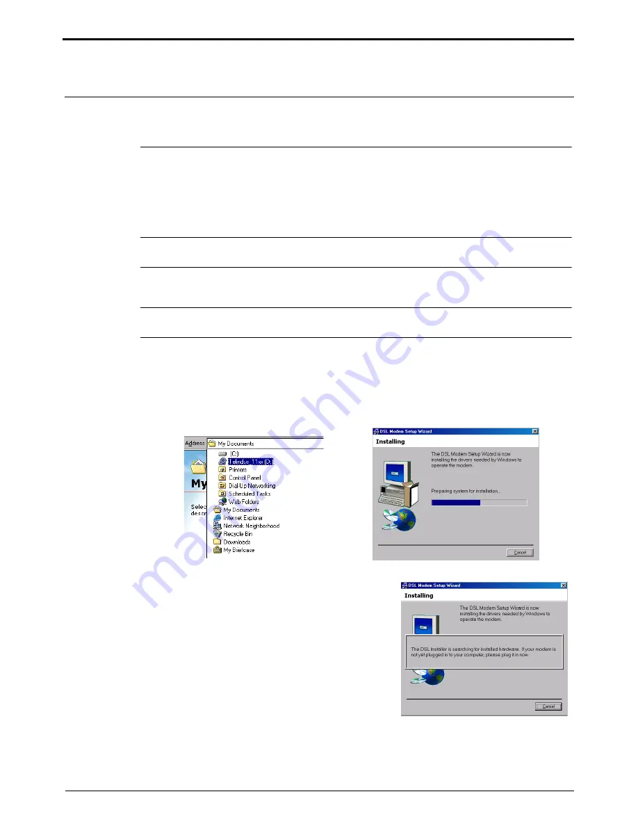 Telindus 1110ADSL Bridge User Manual Download Page 17