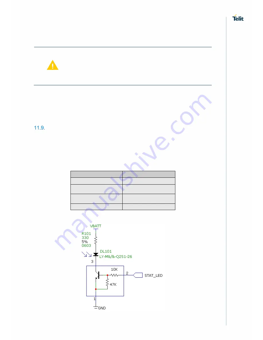 Telit Wireless Solutions GL865 V3 Скачать руководство пользователя страница 52