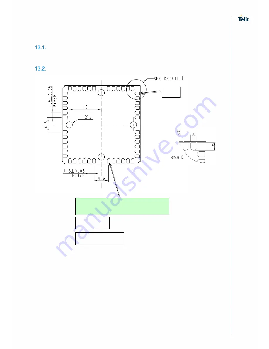 Telit Wireless Solutions GL865 V3 Скачать руководство пользователя страница 57