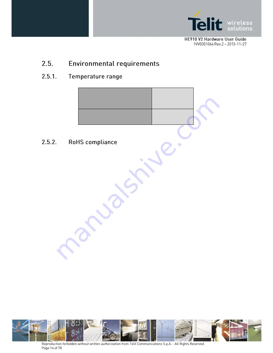 Telit Wireless Solutions HE910-EU V2 Скачать руководство пользователя страница 14