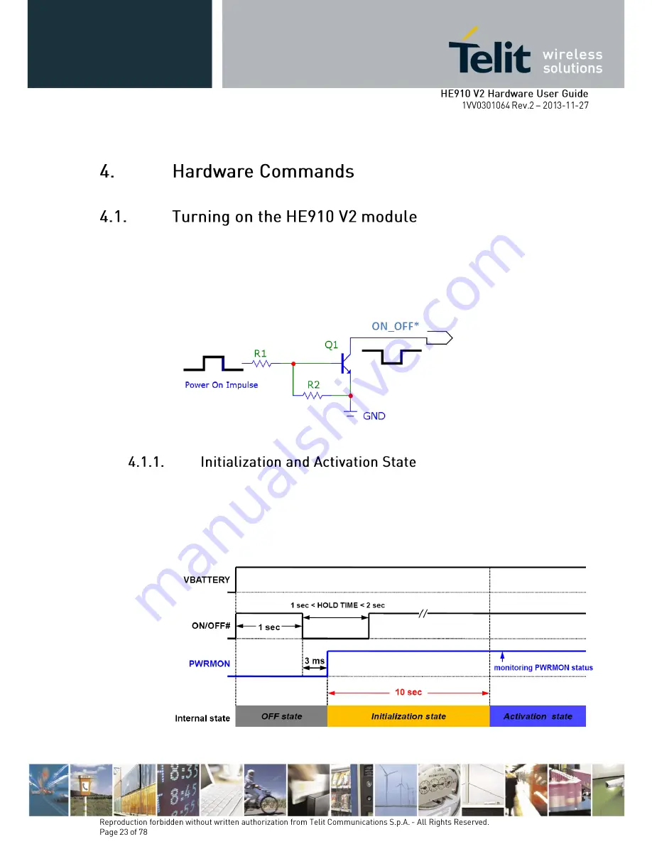 Telit Wireless Solutions HE910-EU V2 Скачать руководство пользователя страница 23