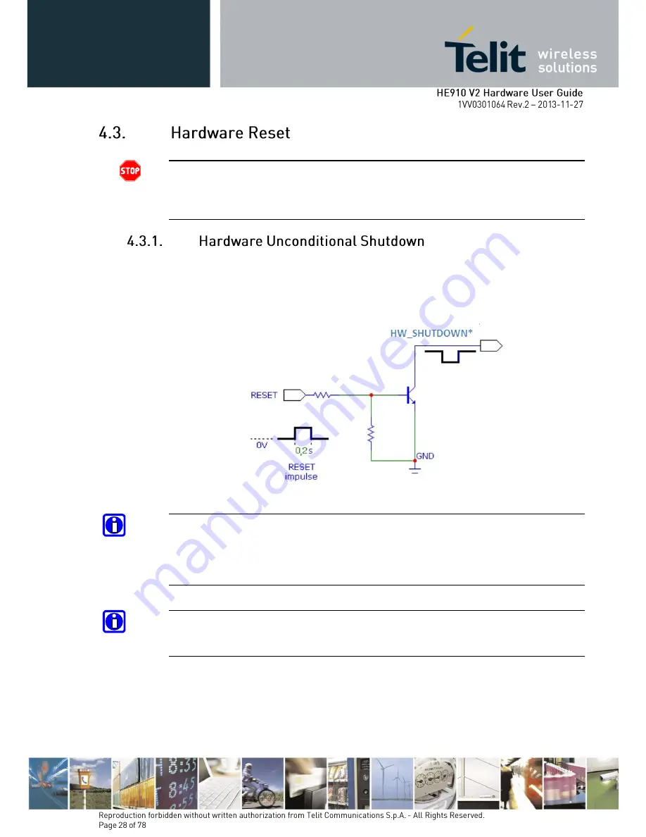 Telit Wireless Solutions HE910-EU V2 Скачать руководство пользователя страница 28