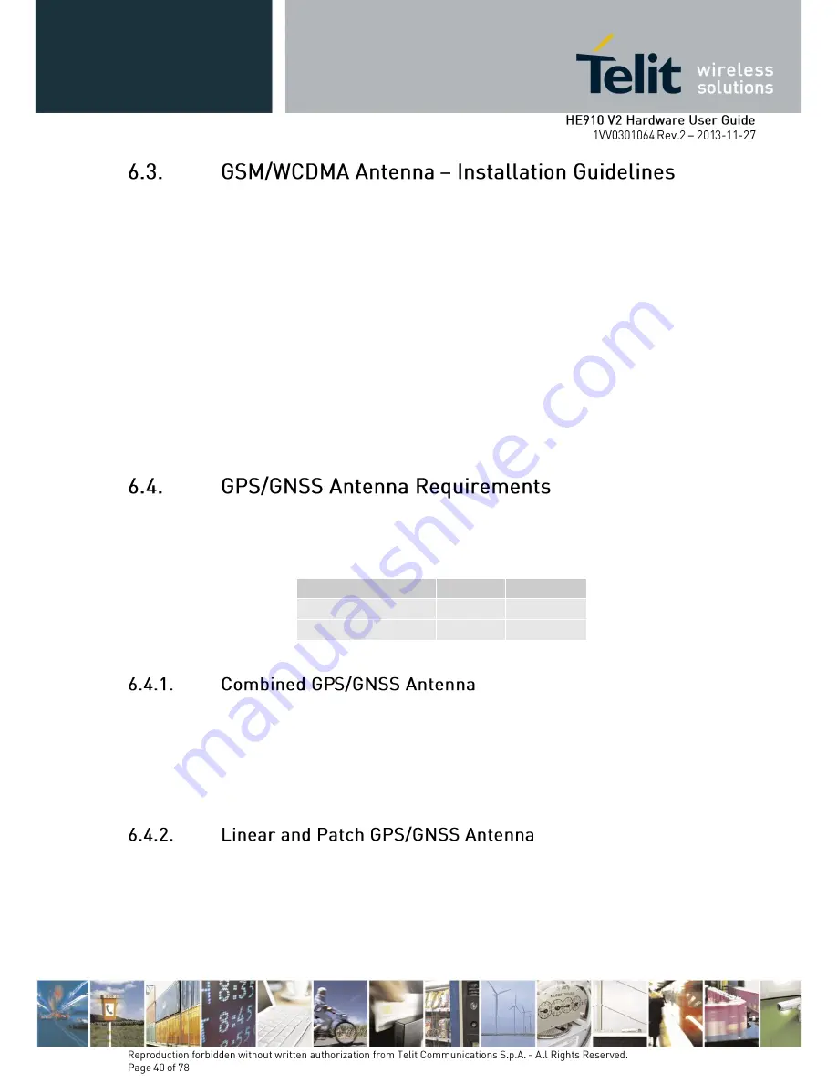 Telit Wireless Solutions HE910-EU V2 Скачать руководство пользователя страница 40