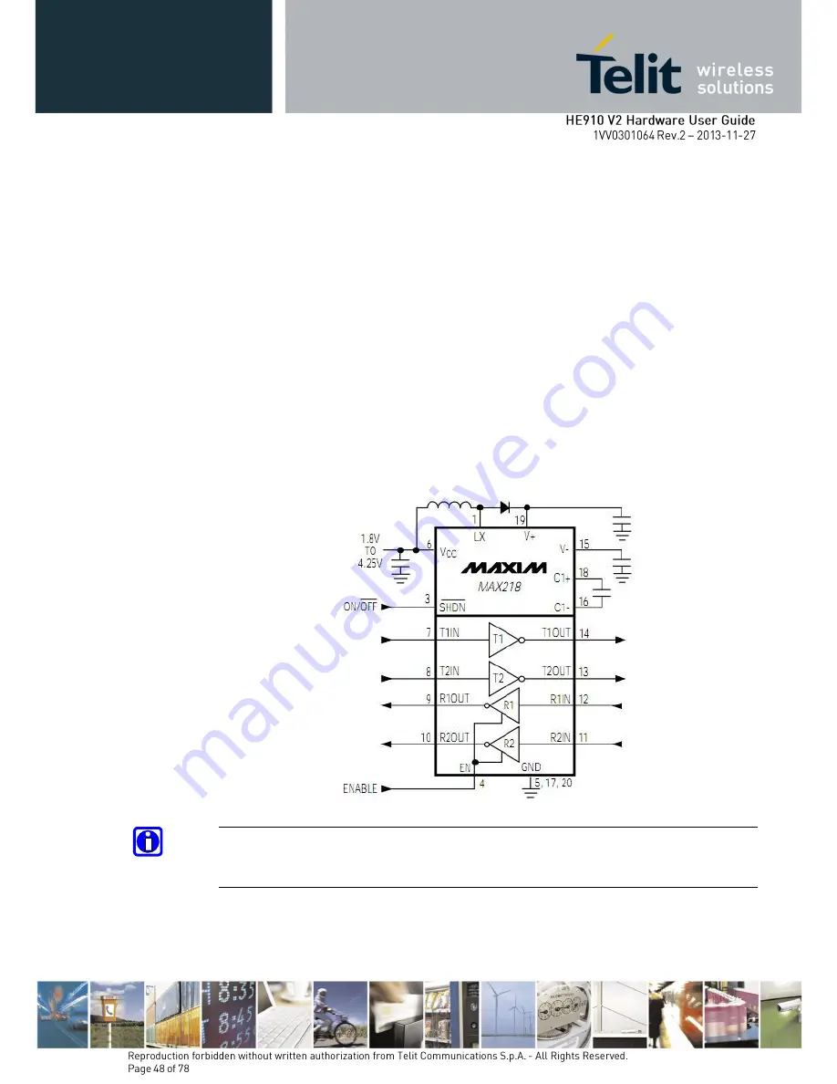 Telit Wireless Solutions HE910-EU V2 Hardware User'S Manual Download Page 48