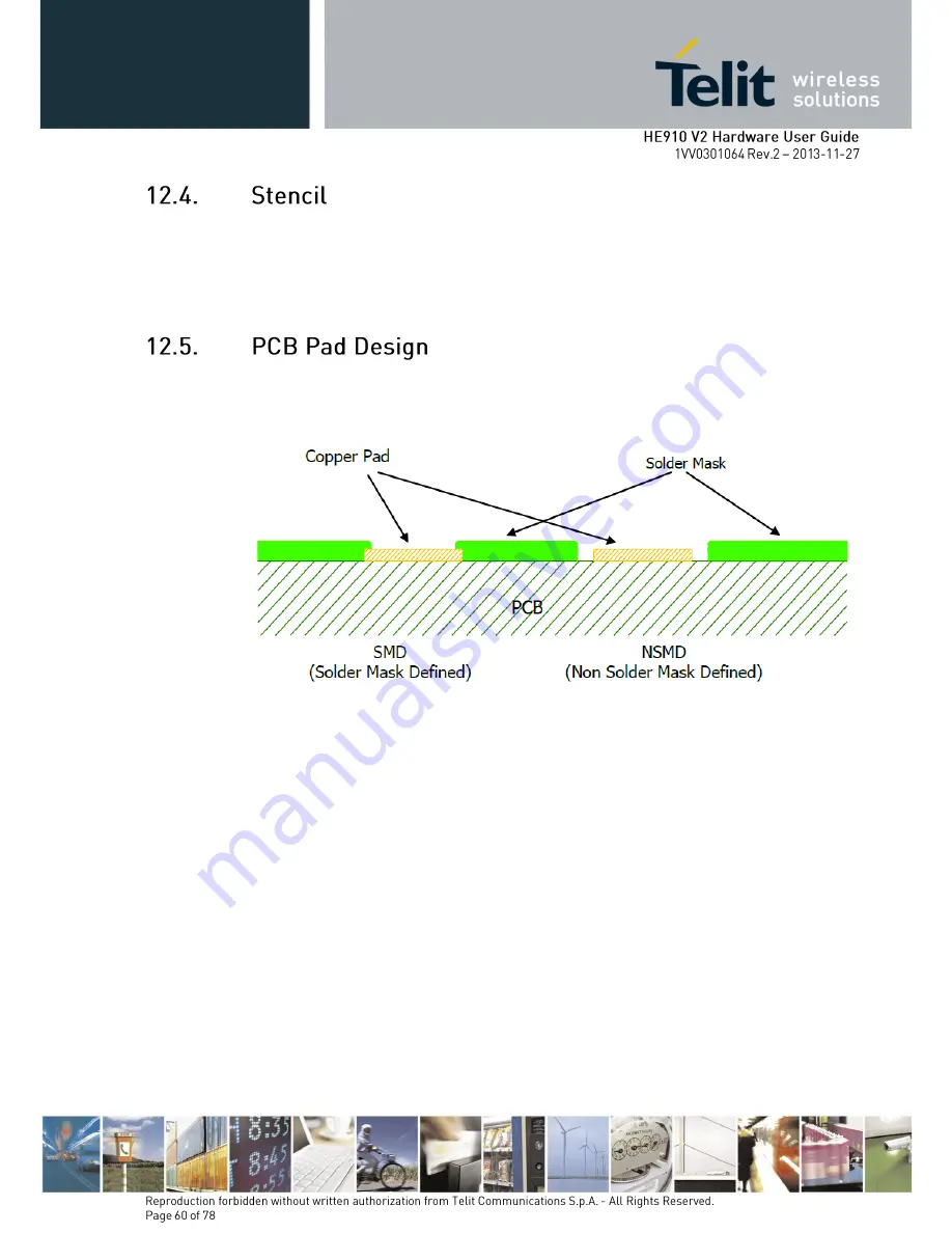 Telit Wireless Solutions HE910-EU V2 Hardware User'S Manual Download Page 60