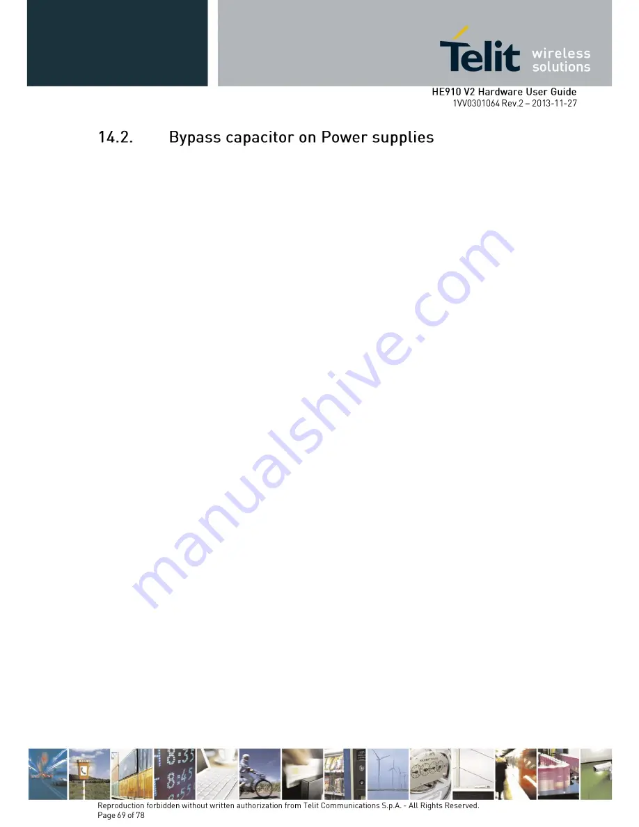 Telit Wireless Solutions HE910-EU V2 Hardware User'S Manual Download Page 69