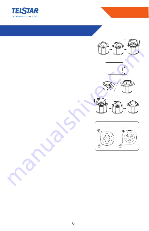 Telstar Olla Multiuso MY-CS5004W Manual Download Page 22