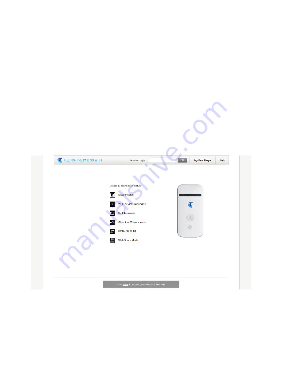 Telstra PRE-PAID 3G WI-FI Скачать руководство пользователя страница 17