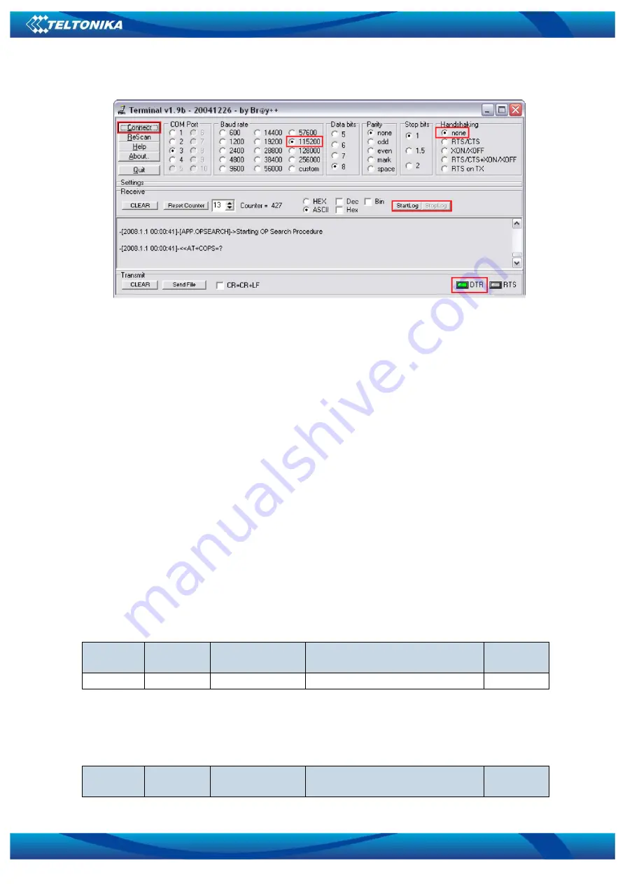 Teltonika FM1000 ST User Manual Download Page 56