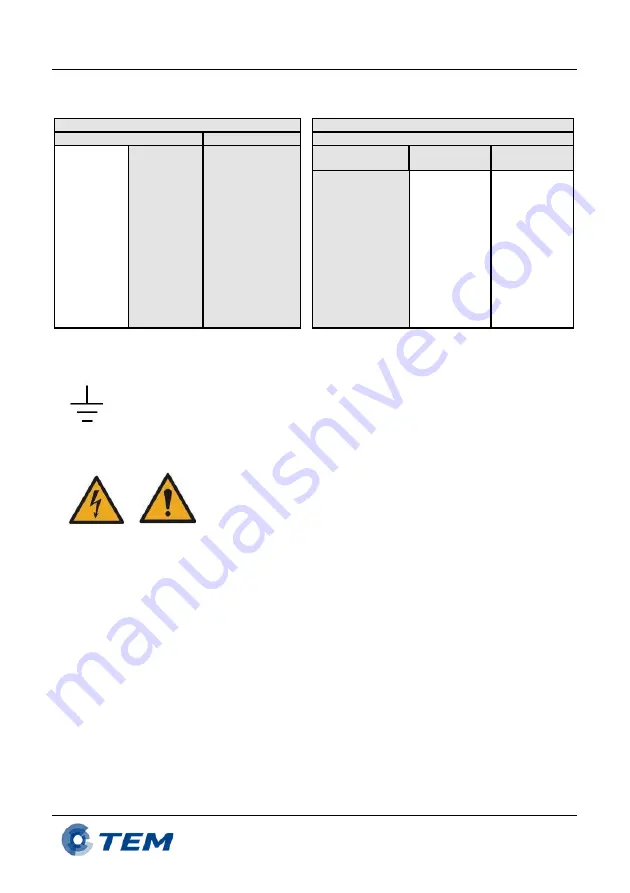 TEM 50-400 V CA Series Operation And Maintenance Manual Download Page 13