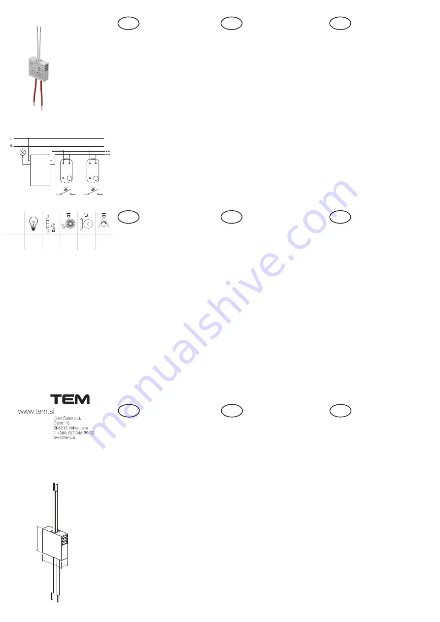 TEM EM18 Quick Start Manual Download Page 1