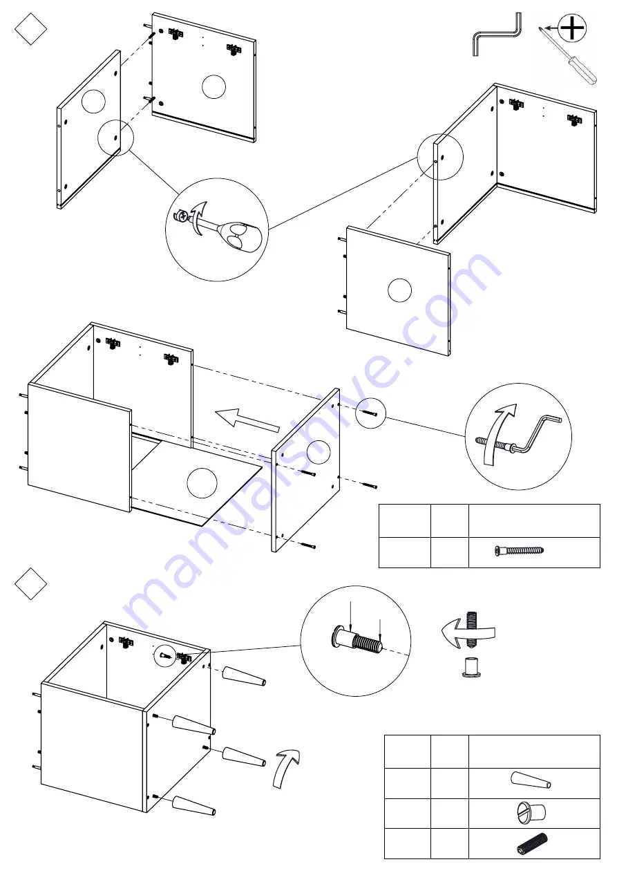 TemaHome HORIZON 7151 IB Assembling Instructions Download Page 4