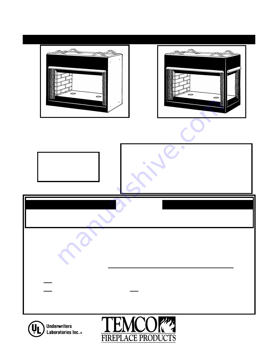 Temco ADF36-PN Installation Manual Download Page 1