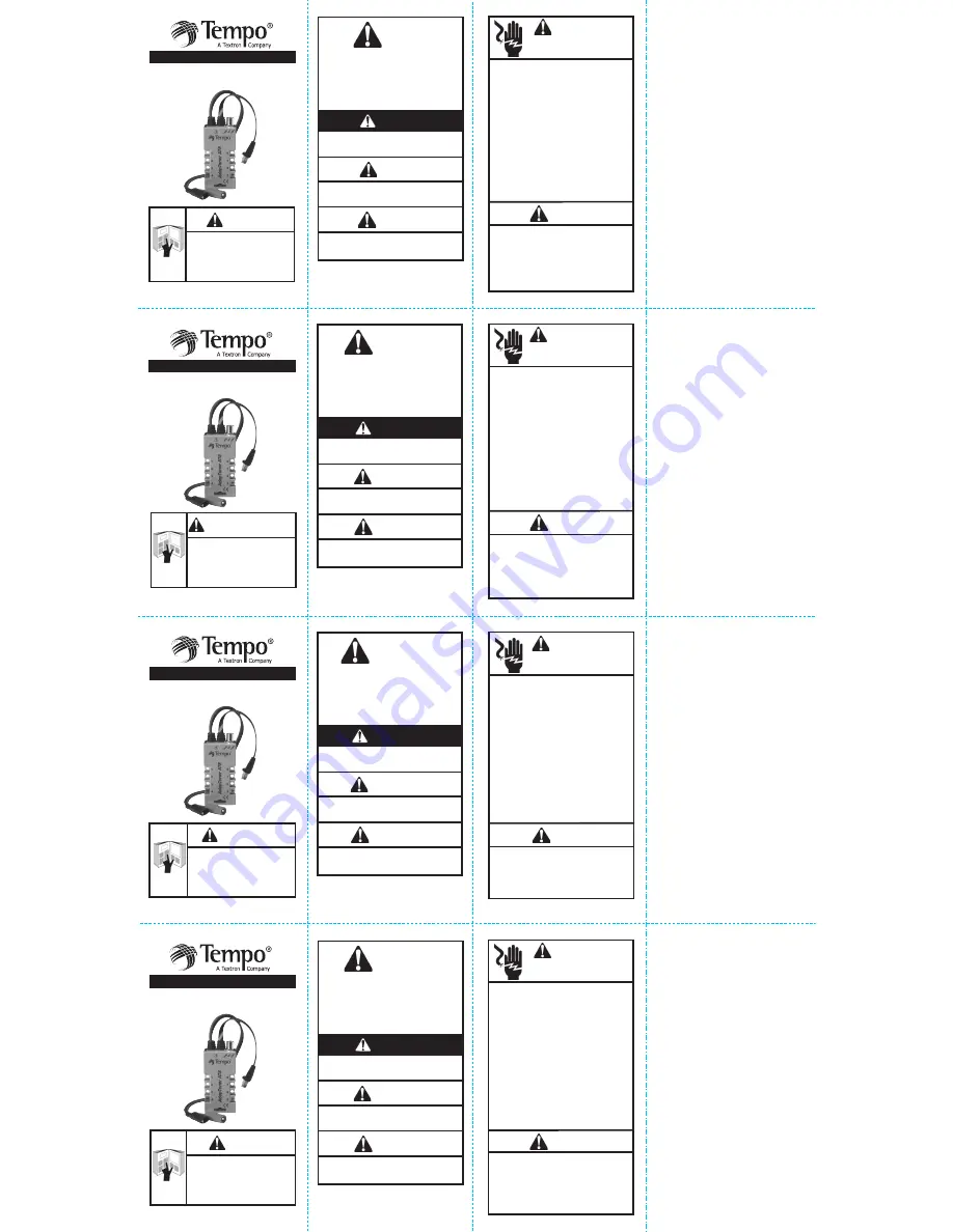 Tempo Fitness AdapToner AT8 Instruction Manual Download Page 1