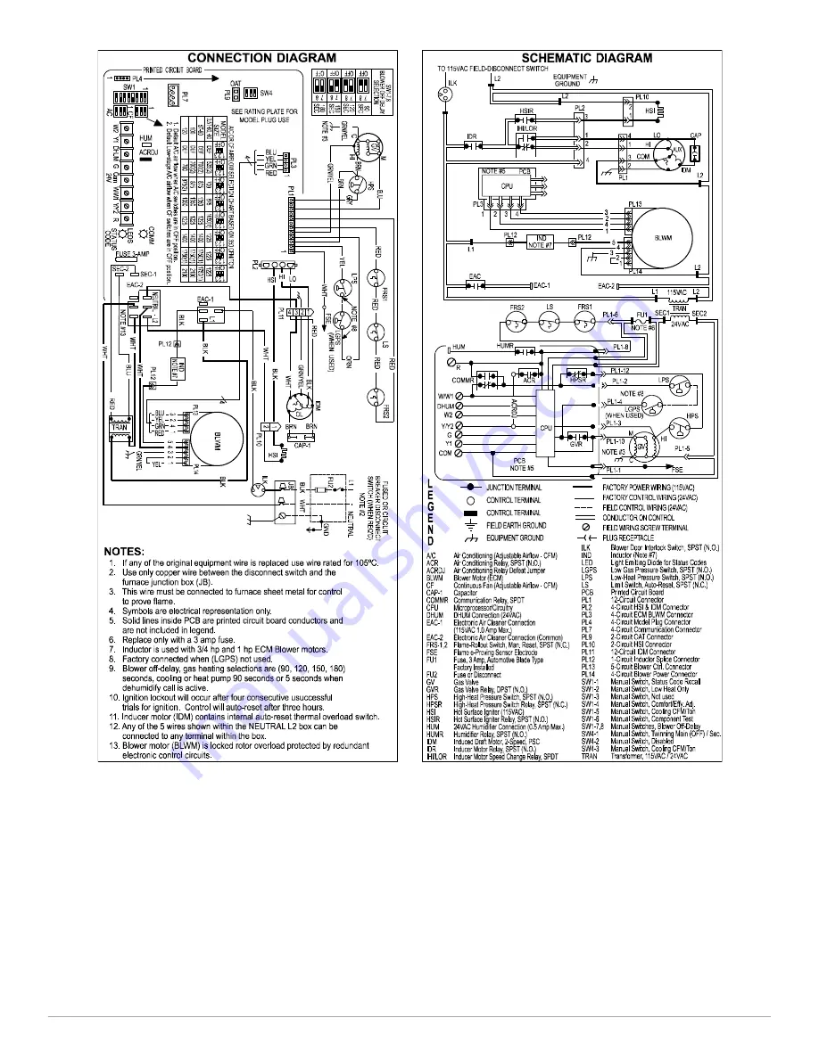 Tempstar A Series Installation, Start-Up, Operating, Service And Maintenance Instructions Download Page 74