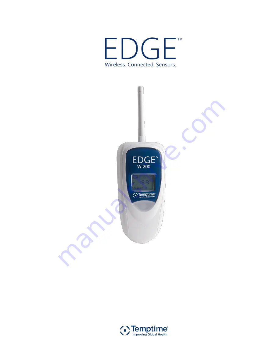 Temptime Edge W-200 User Manual Download Page 1