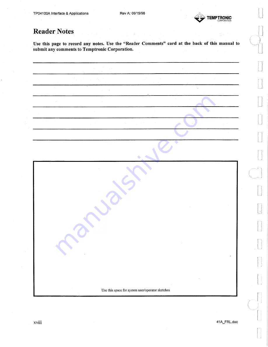 Temptronic ThermoStream TP04100A Interface & Applications Manual Download Page 19