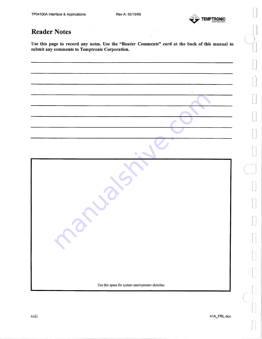 Temptronic ThermoStream TP04100A Interface & Applications Manual Download Page 23