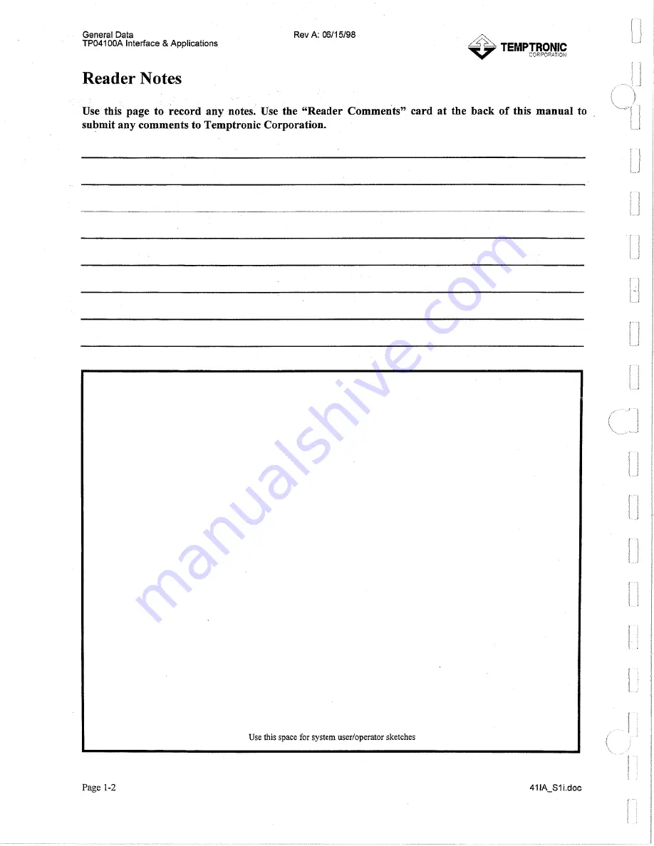 Temptronic ThermoStream TP04100A Interface & Applications Manual Download Page 25