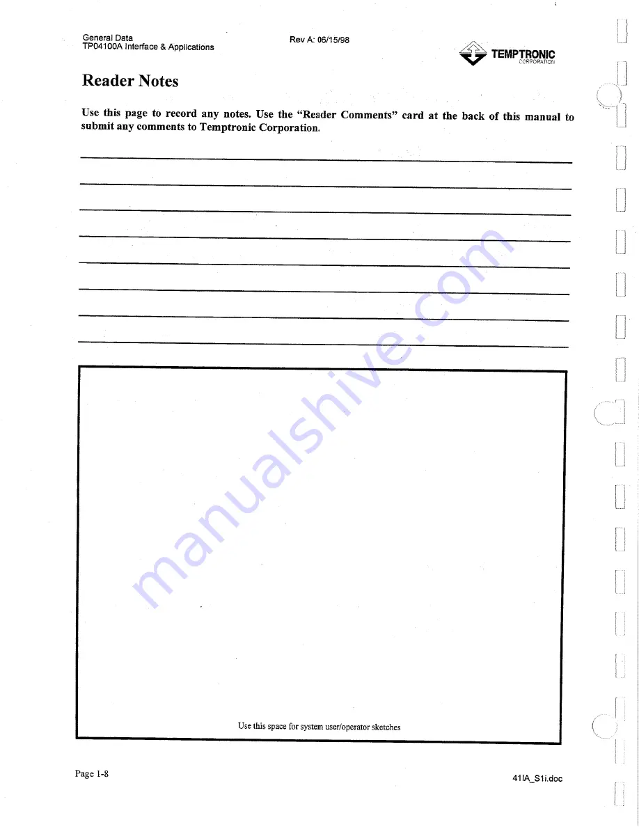 Temptronic ThermoStream TP04100A Interface & Applications Manual Download Page 31