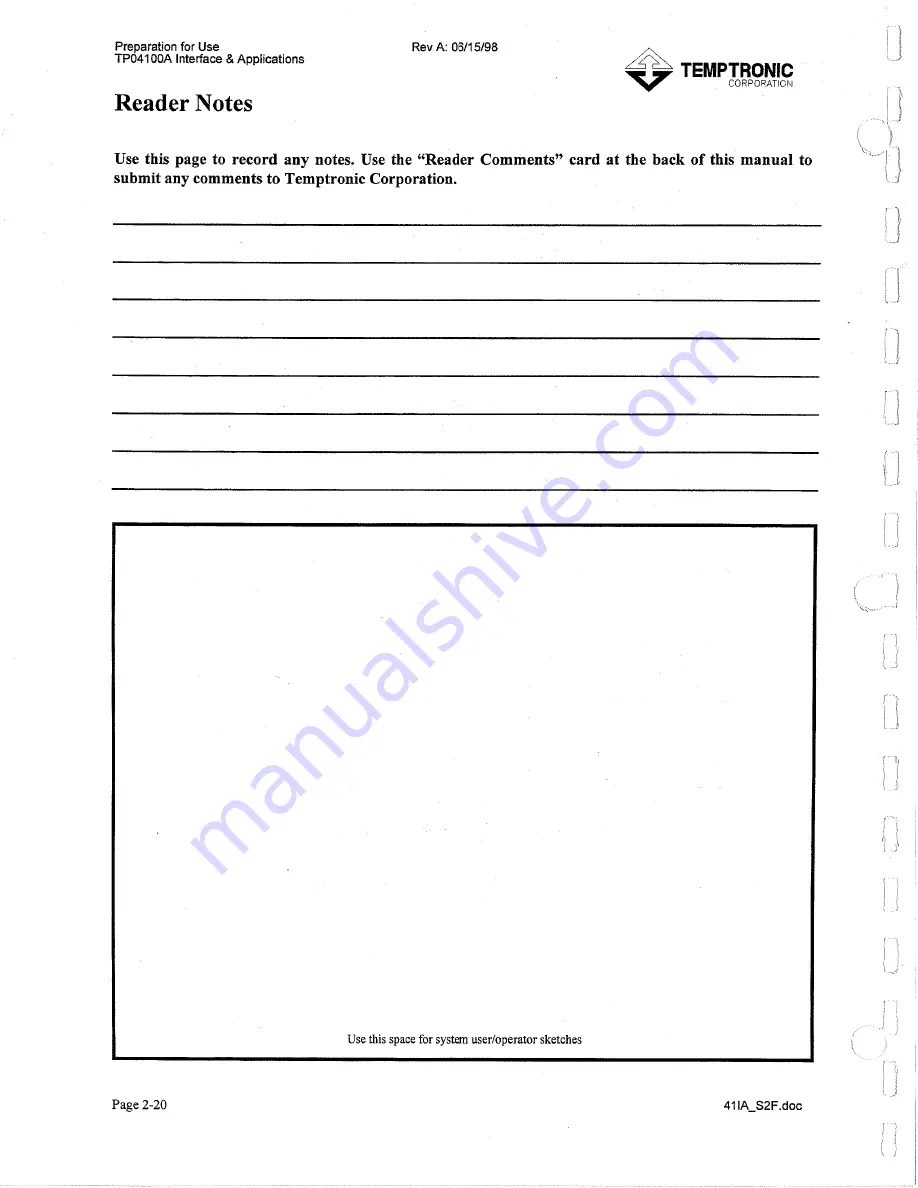 Temptronic ThermoStream TP04100A Interface & Applications Manual Download Page 53