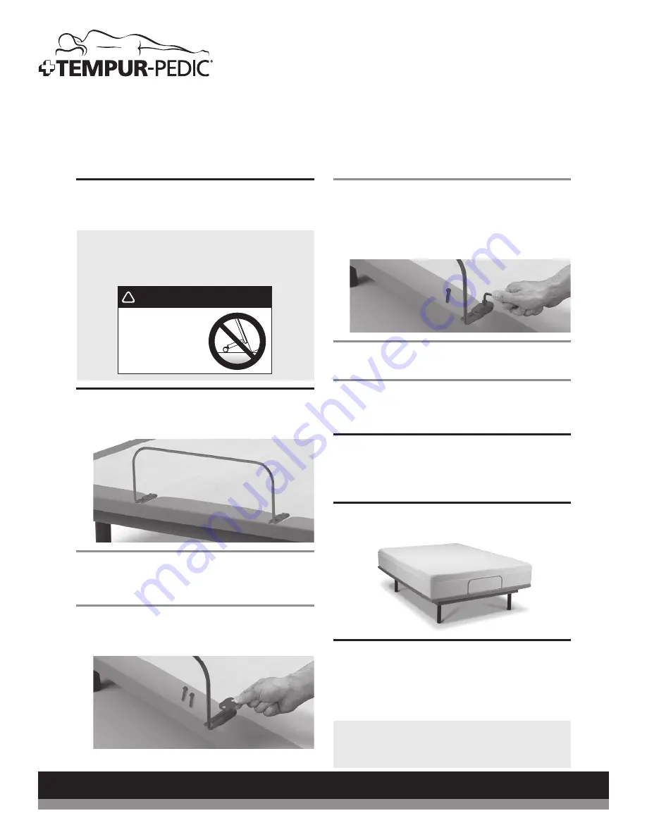 Tempur-Pedic TEMPUR-ERGO PLUS Reference Manual Download Page 14