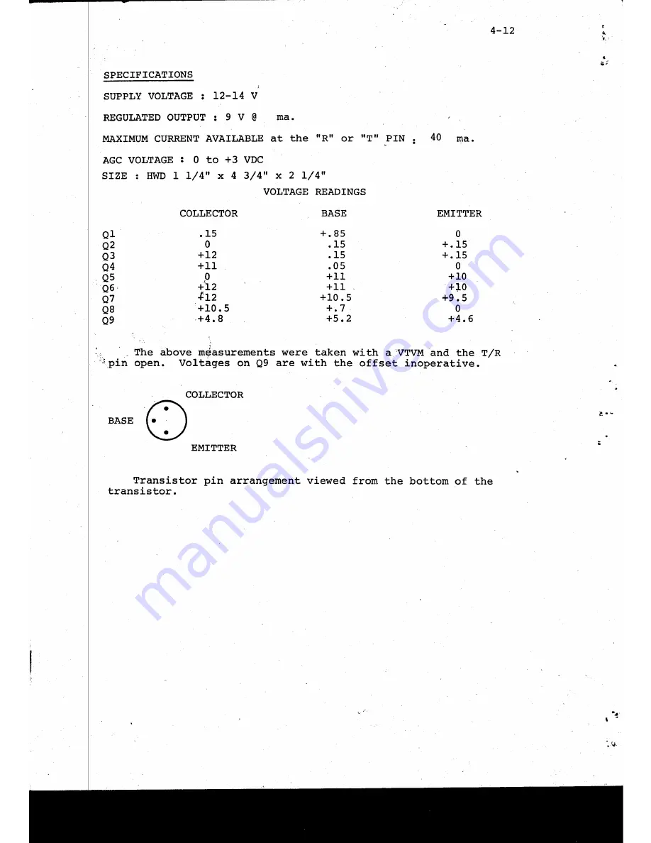 Ten-Tec Argonaut 505 Owner'S Manual Download Page 47