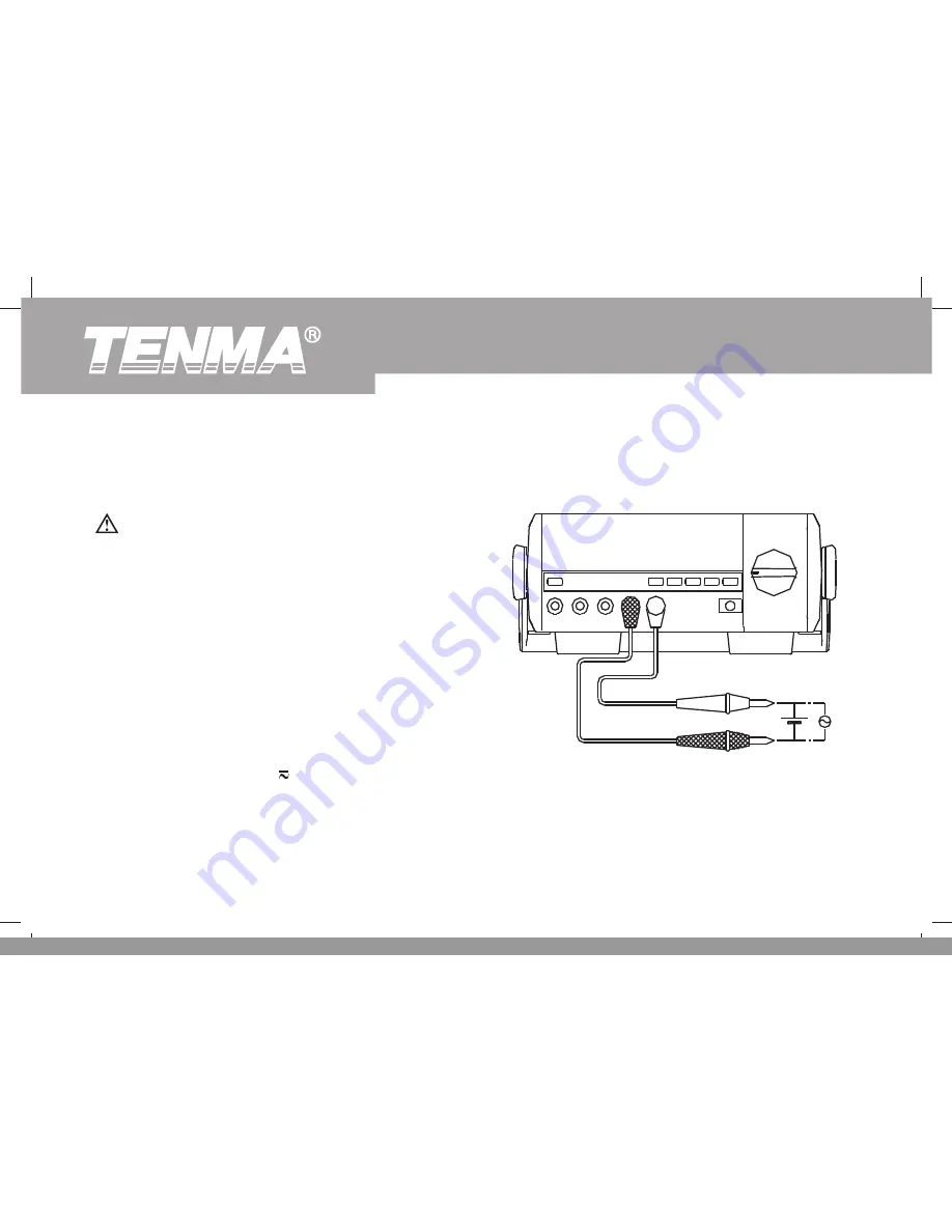 Tenma 72-1016 Operating Manual Download Page 19