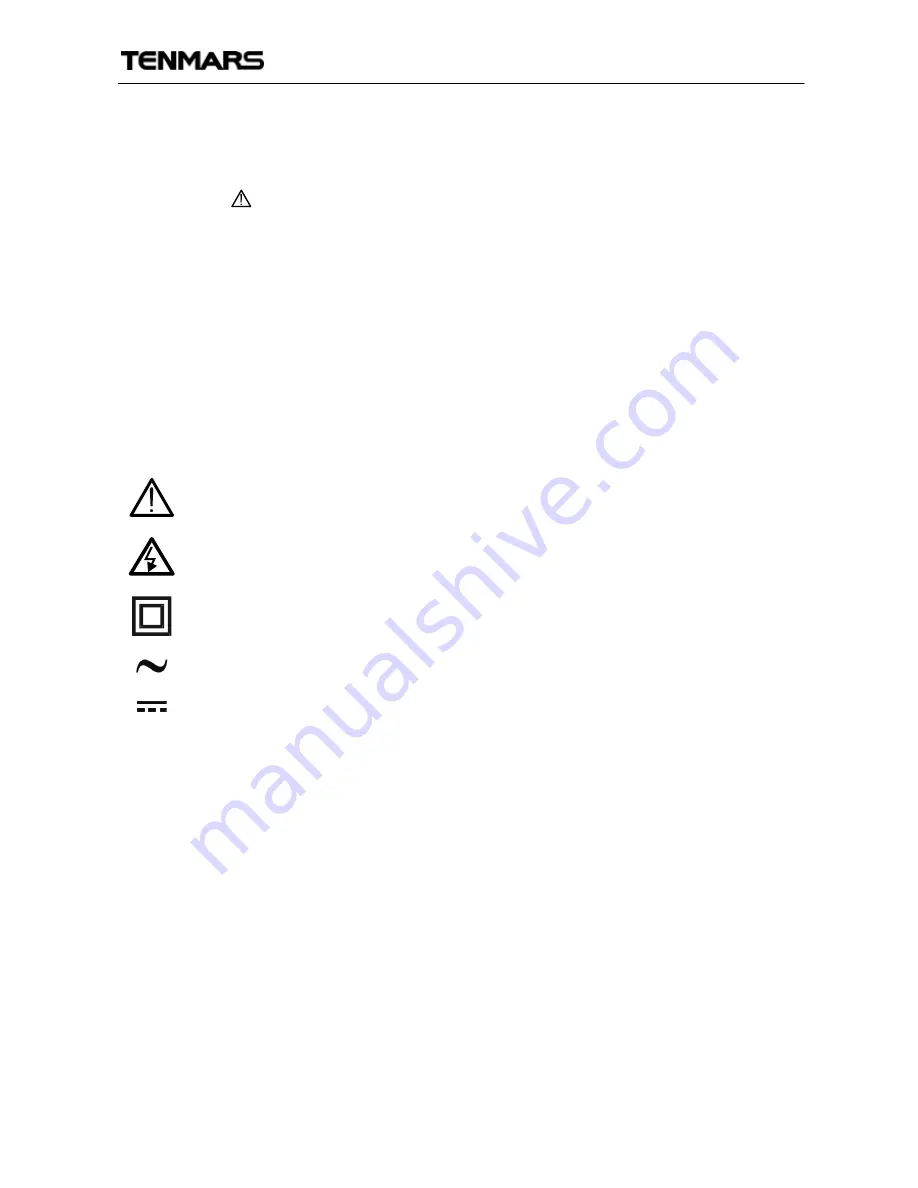 Tenmars TM-87 User Manual Download Page 3