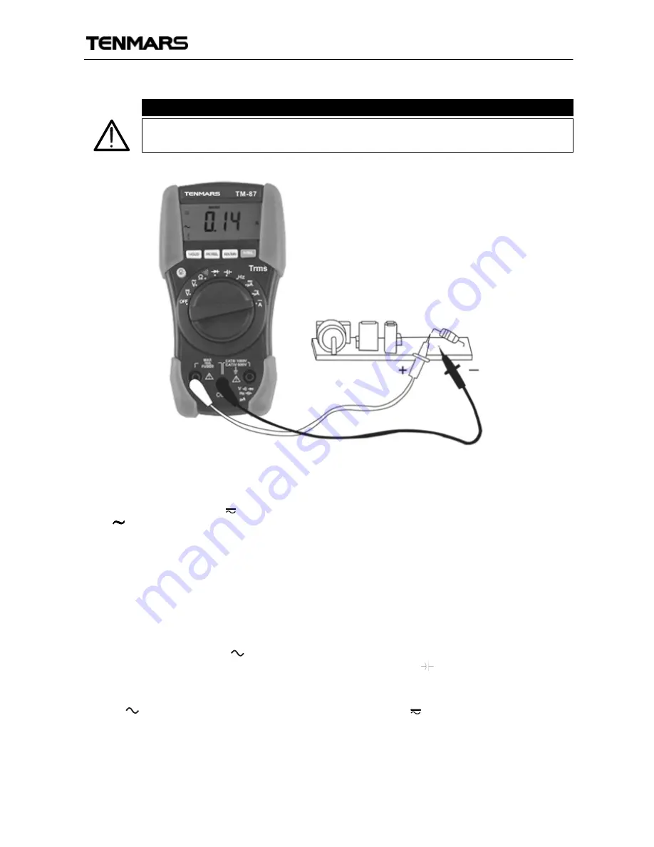 Tenmars TM-87 User Manual Download Page 13