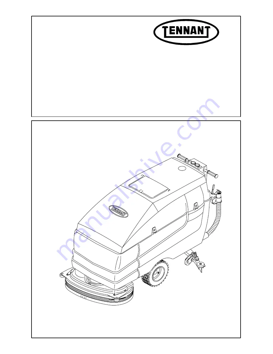 Tennant 5700XPS Service Manual Download Page 1