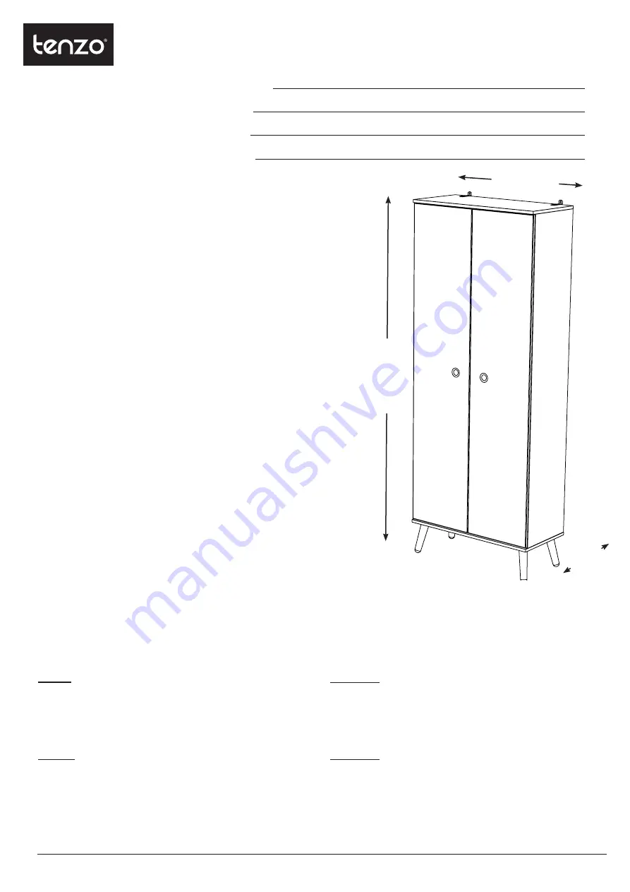 Tenzo 1632 Assembly Instructions Manual Download Page 1