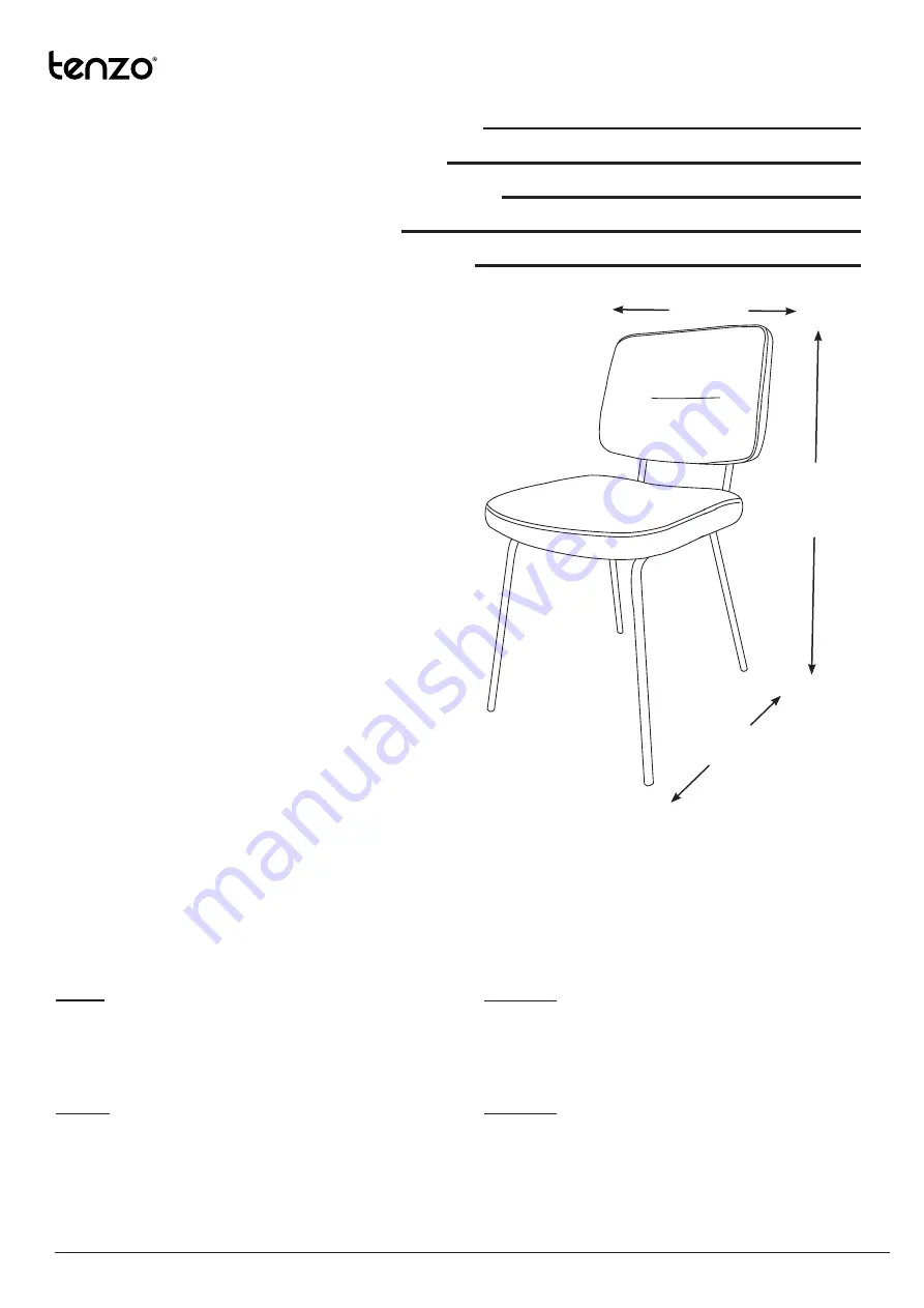 Tenzo 3351 Assembly Instructions Download Page 1