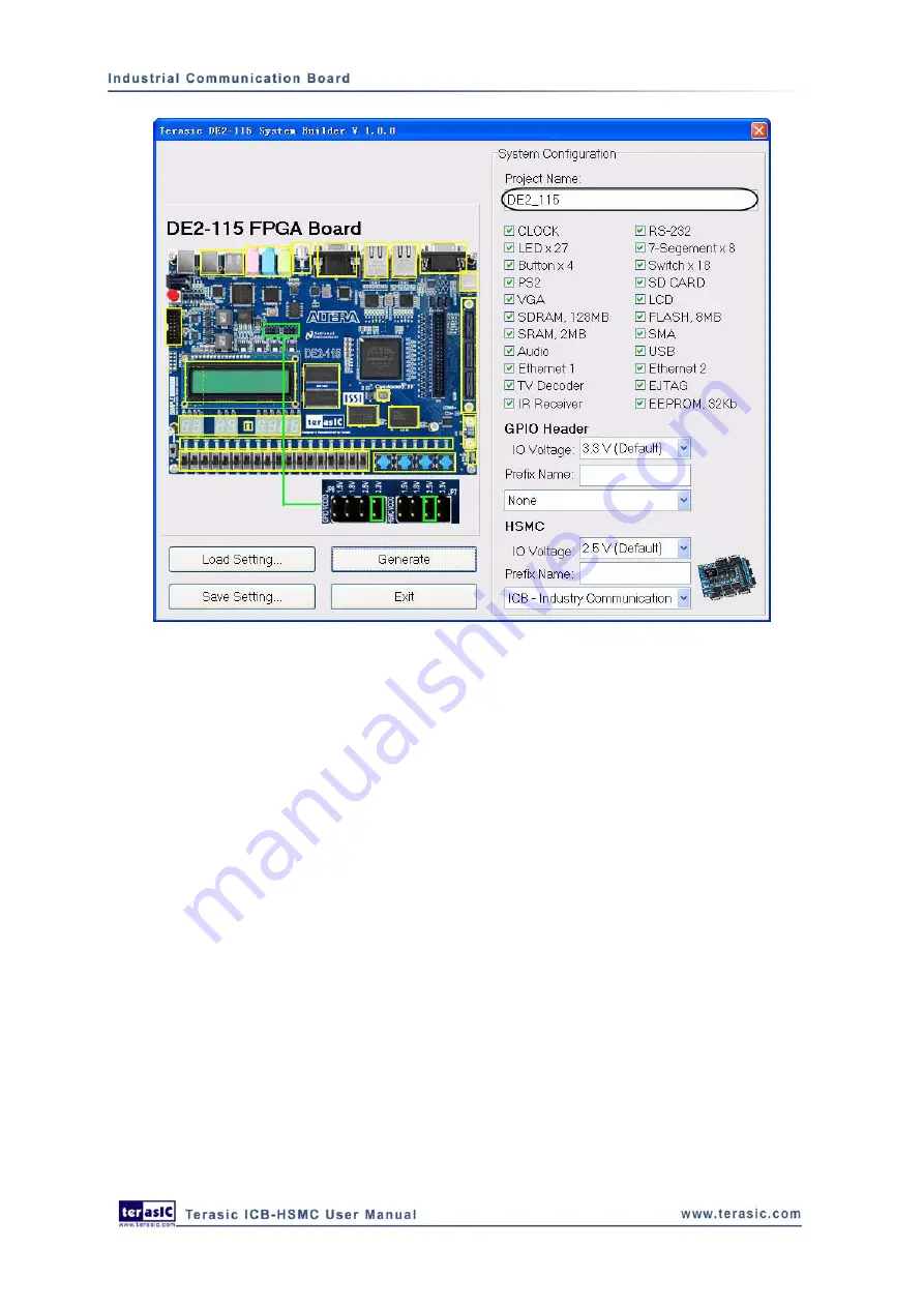 Terasic ALTERA ICB HSMC Скачать руководство пользователя страница 22