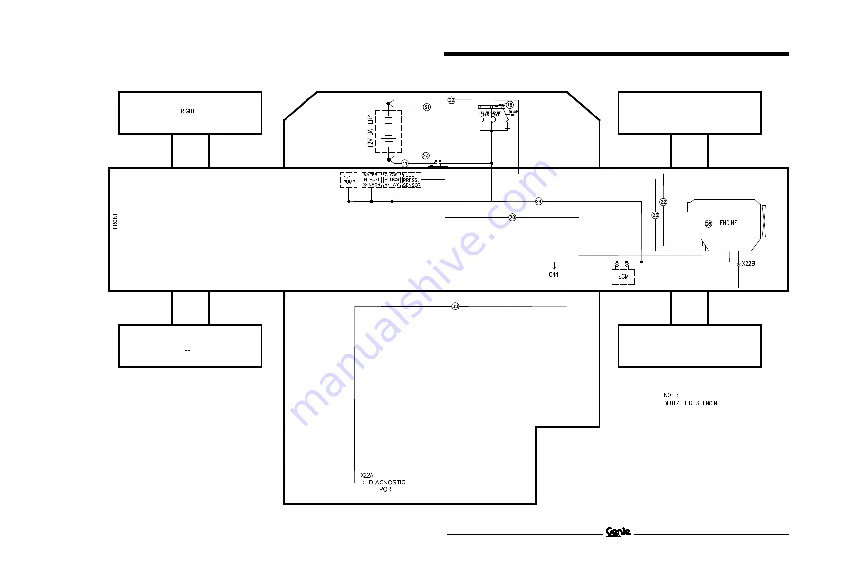 Terex Genie GTH1056 Service And Repair Manual Download Page 121