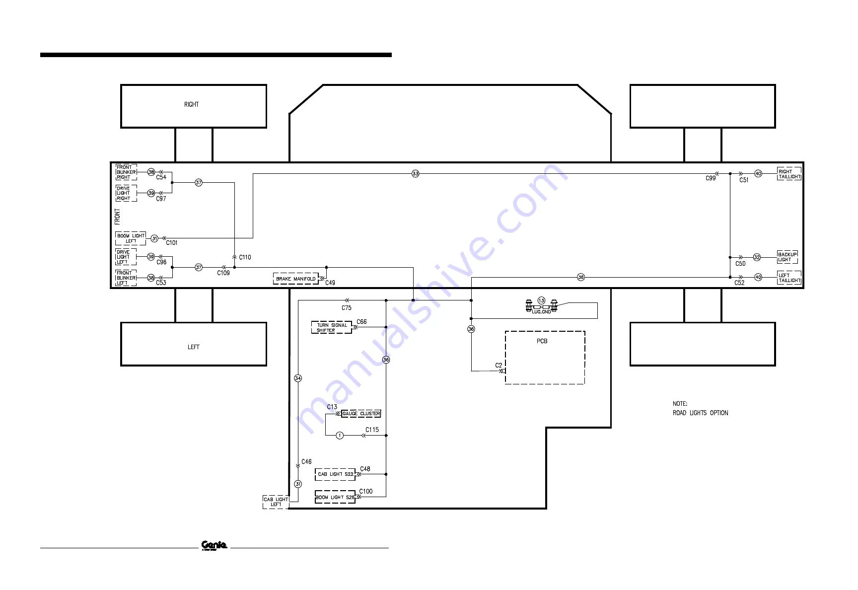 Terex Genie GTH1056 Service And Repair Manual Download Page 128