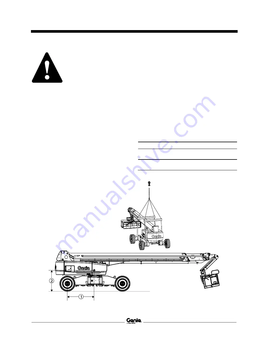 Terex Genie SX-105 XC Operator'S Manual Download Page 66