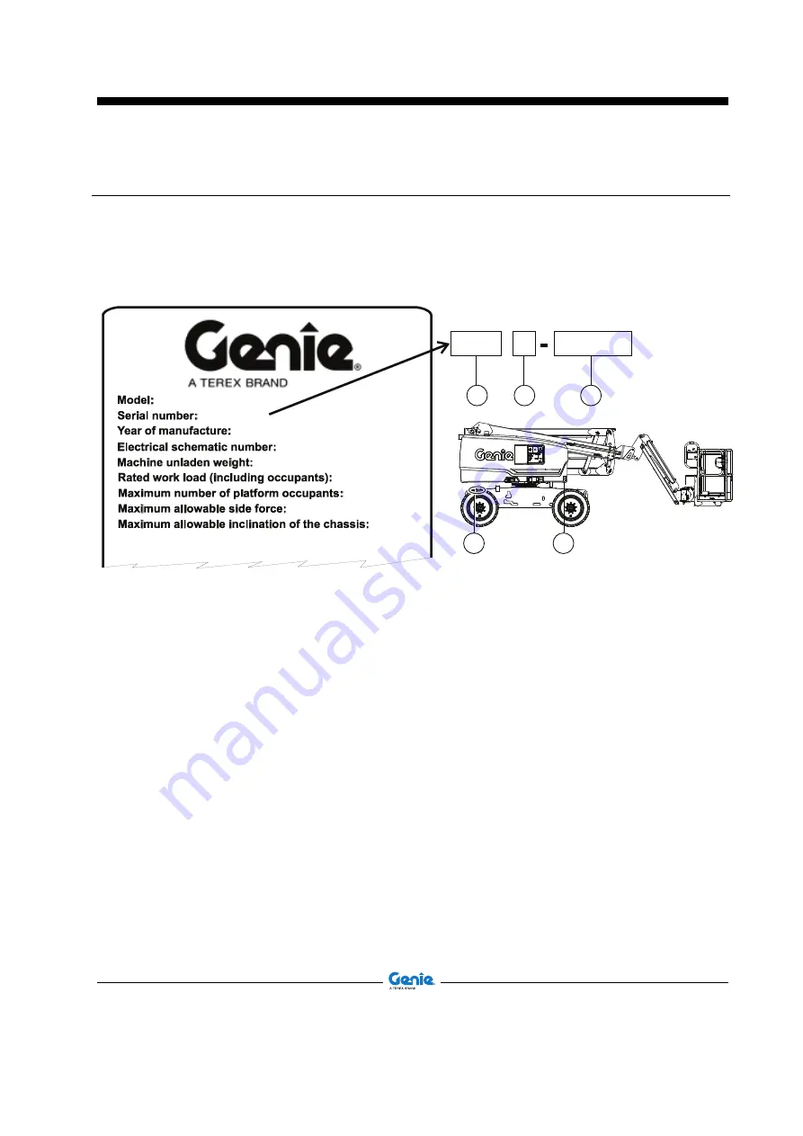 Terex Genie Z-45 DC Service And Repair Manual Download Page 4