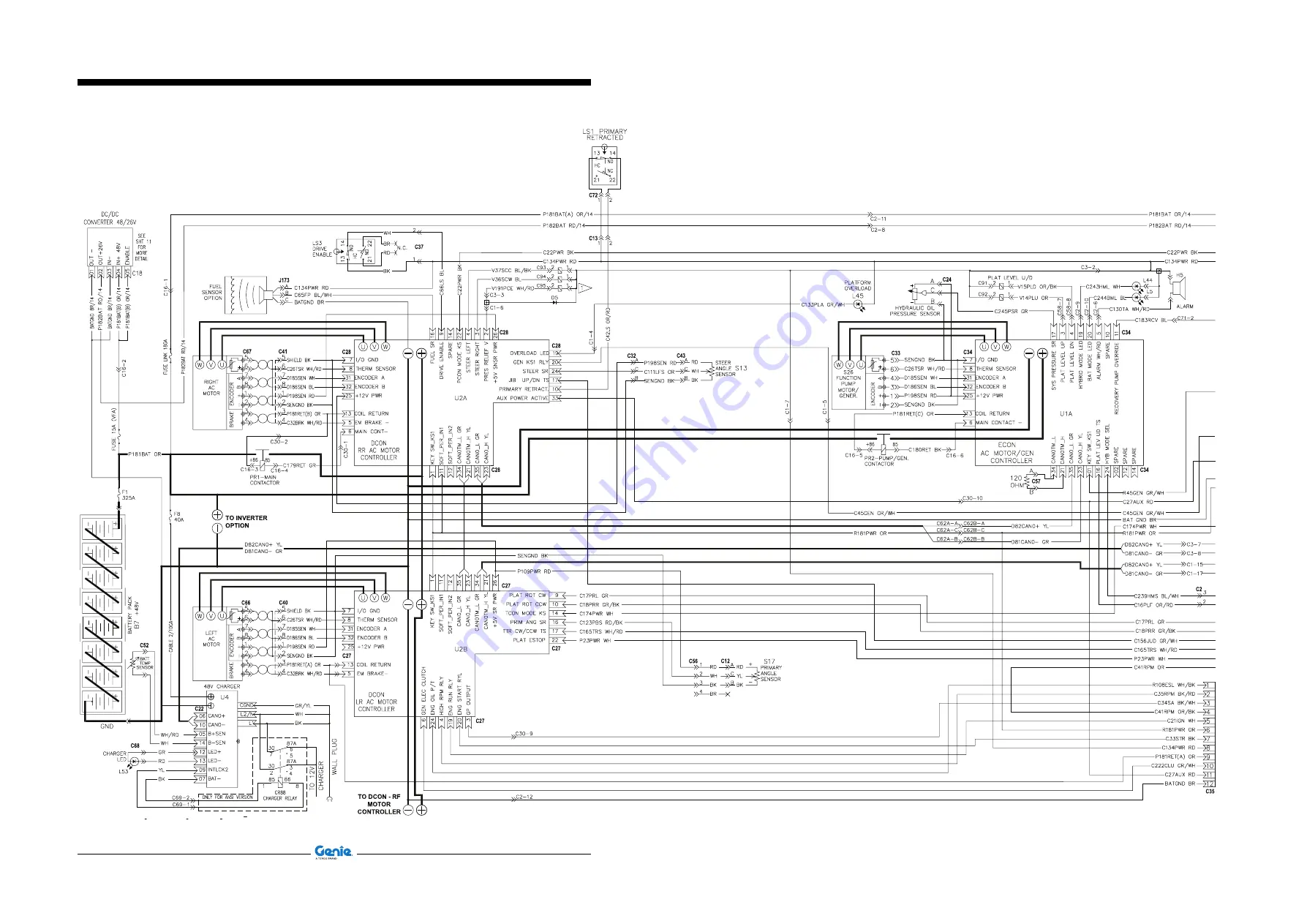 Terex Genie Z-45 DC Service And Repair Manual Download Page 132