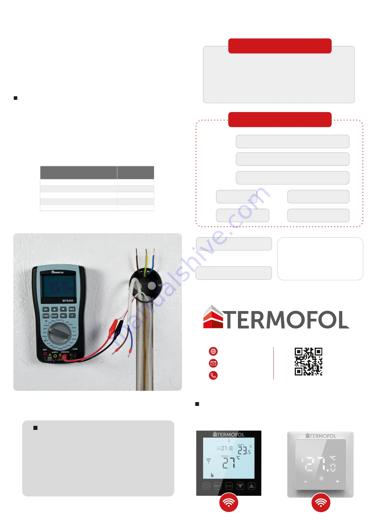 TERMOFOL Mark II TF-H2 Скачать руководство пользователя страница 2