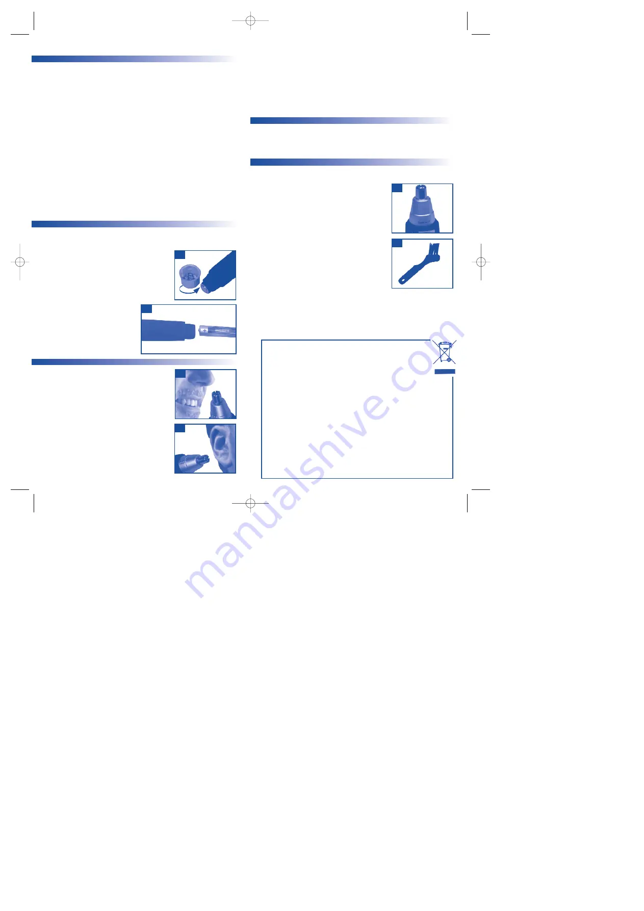 Termozeta trimmer 100 Instruction Booklet Download Page 8