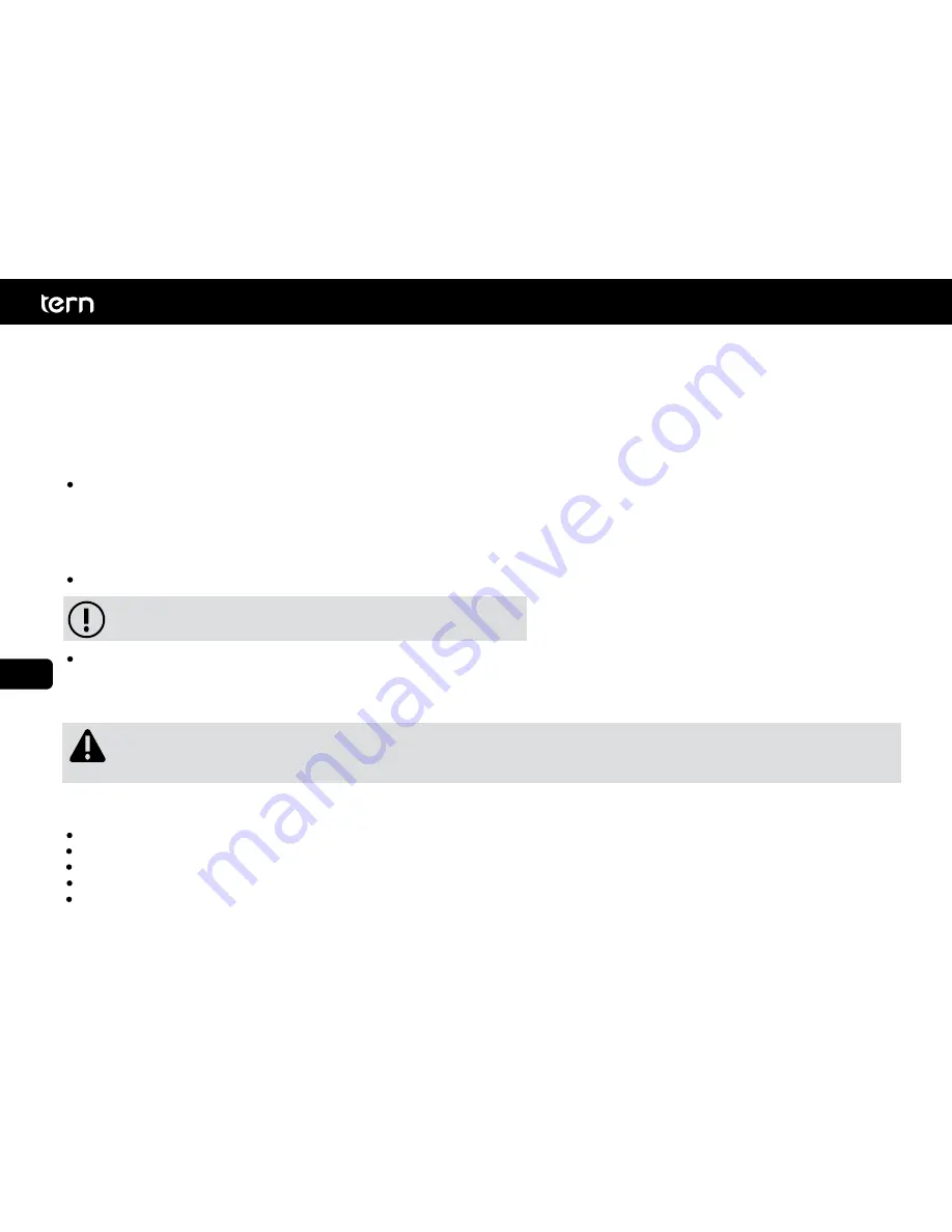 Tern PEDELEC User Manual Download Page 22