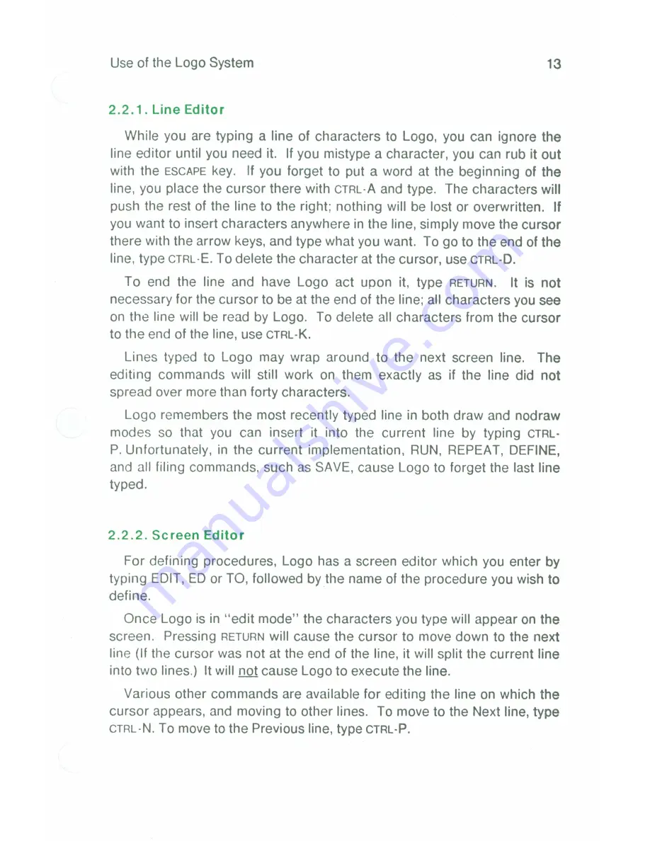 terrapin Apple II Technical Manual Download Page 21