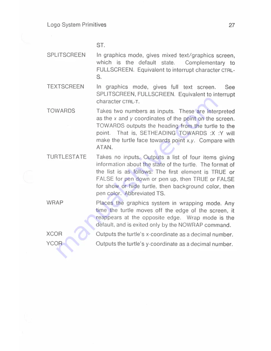 terrapin Apple II Technical Manual Download Page 35