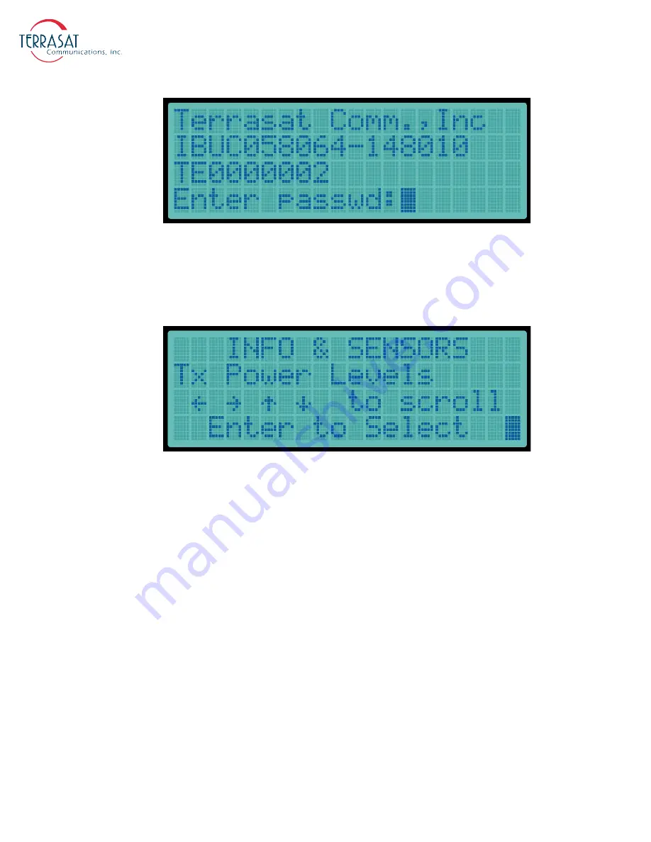 Terrasat IBUC 3 Operation Manual Download Page 156