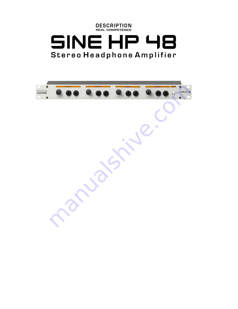 TerraTec SINE HP 48 Скачать руководство пользователя страница 1