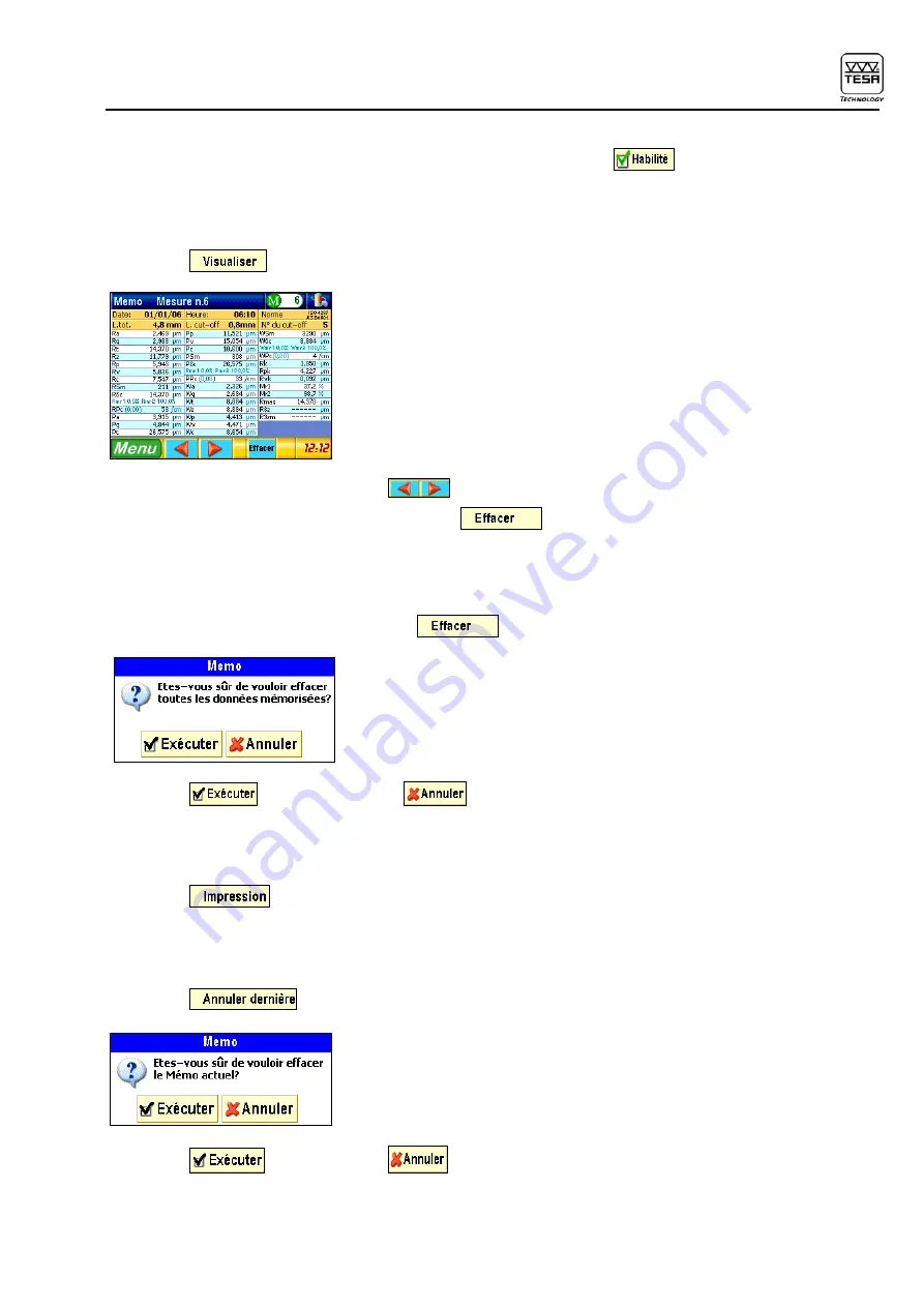 TESA HEXAGON RUGOSURF 90G Instruction Manual Download Page 24